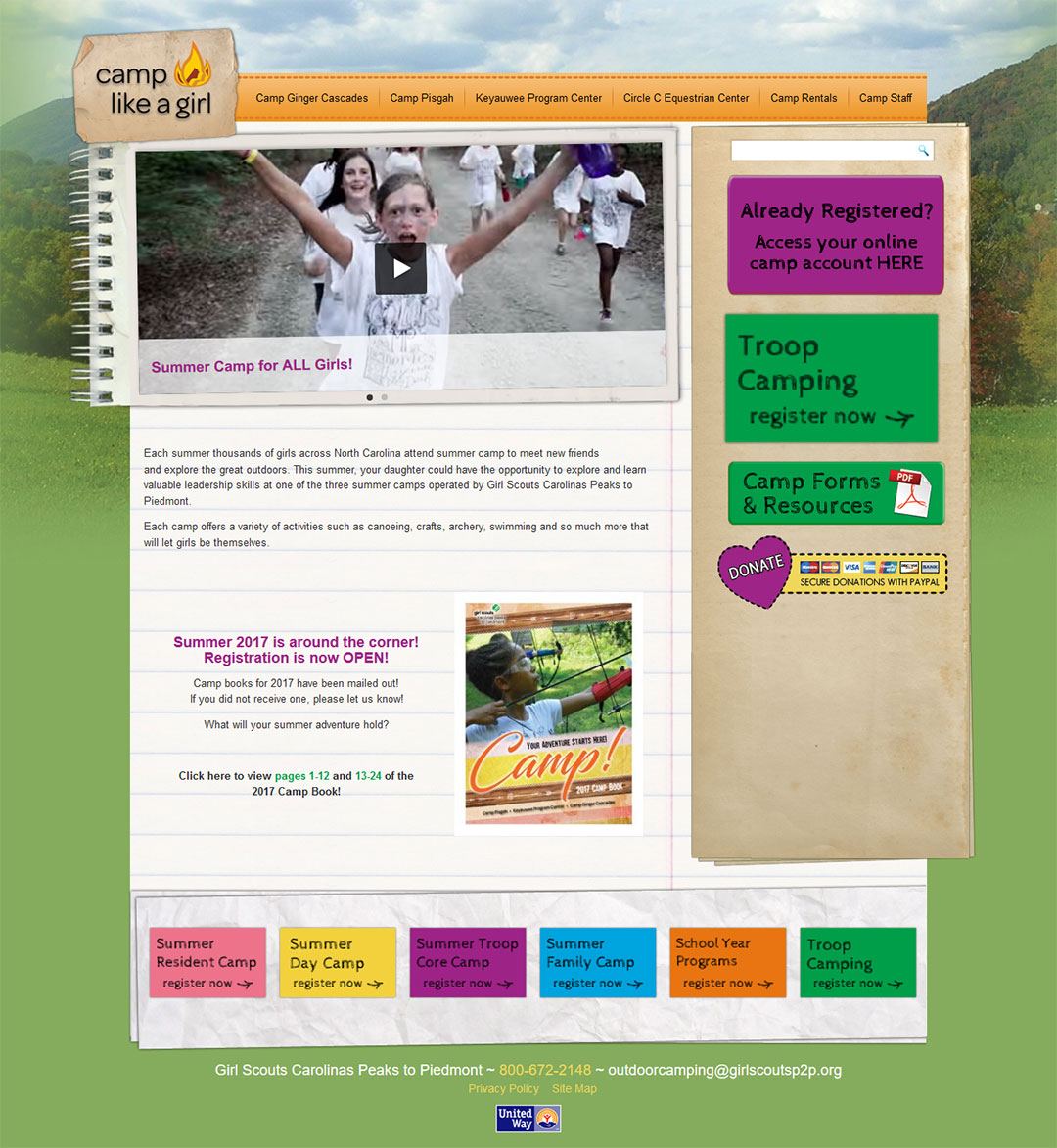 CLAG Client Portfolio Screenshot