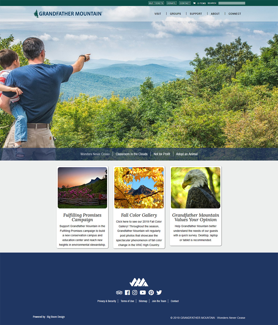 Grandfather Mountain Homepage